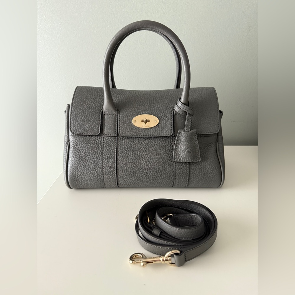 Mulberry Small Soft Bayswater Gray